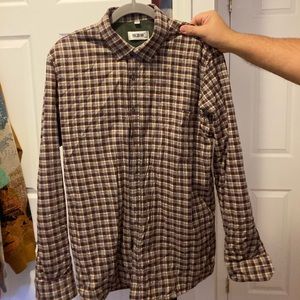 Cotton shirt with fleece inside Mens size X